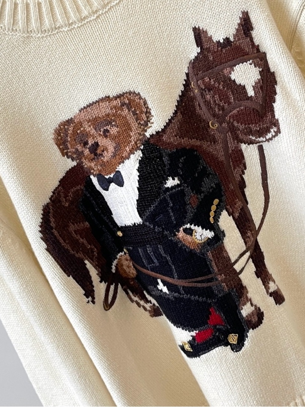 Polo Ralph Lauren Polo Bear Wool Sweater - Picture 3 of 8